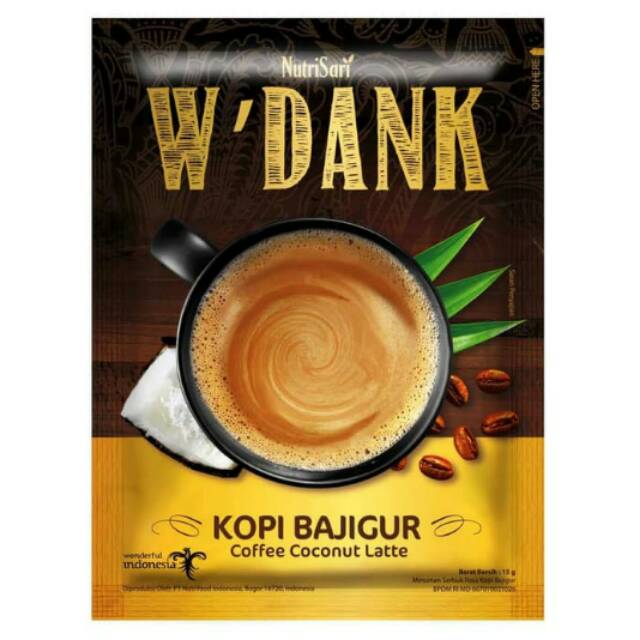 Wdank Kopi Bajigur W'dank Coffee Coconut Latte