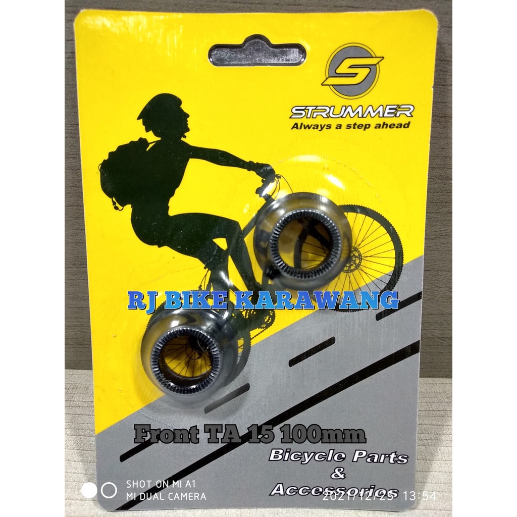 ADAPTOR STRUMMER UNTUK HUB DEPAN QR TO TA 15 X 100MM