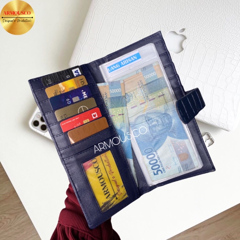 DOMPET ORGANIZER KEUANGAN BULANAN PINTAR / DISIPLIN PENGATUR KEUANGAN BULANAN GAWANG /  DOMPET ORGANIZER KEUANGAN CROCO ELEGAN TERBARU