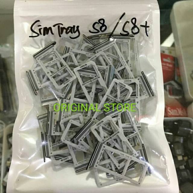 SIM TRAY SAMSUNG S8 PLUS G955 ORIGINAL SLOT SIM CARD TATAKAN KARTU SIM SAMSUNG S8 PLUS G955