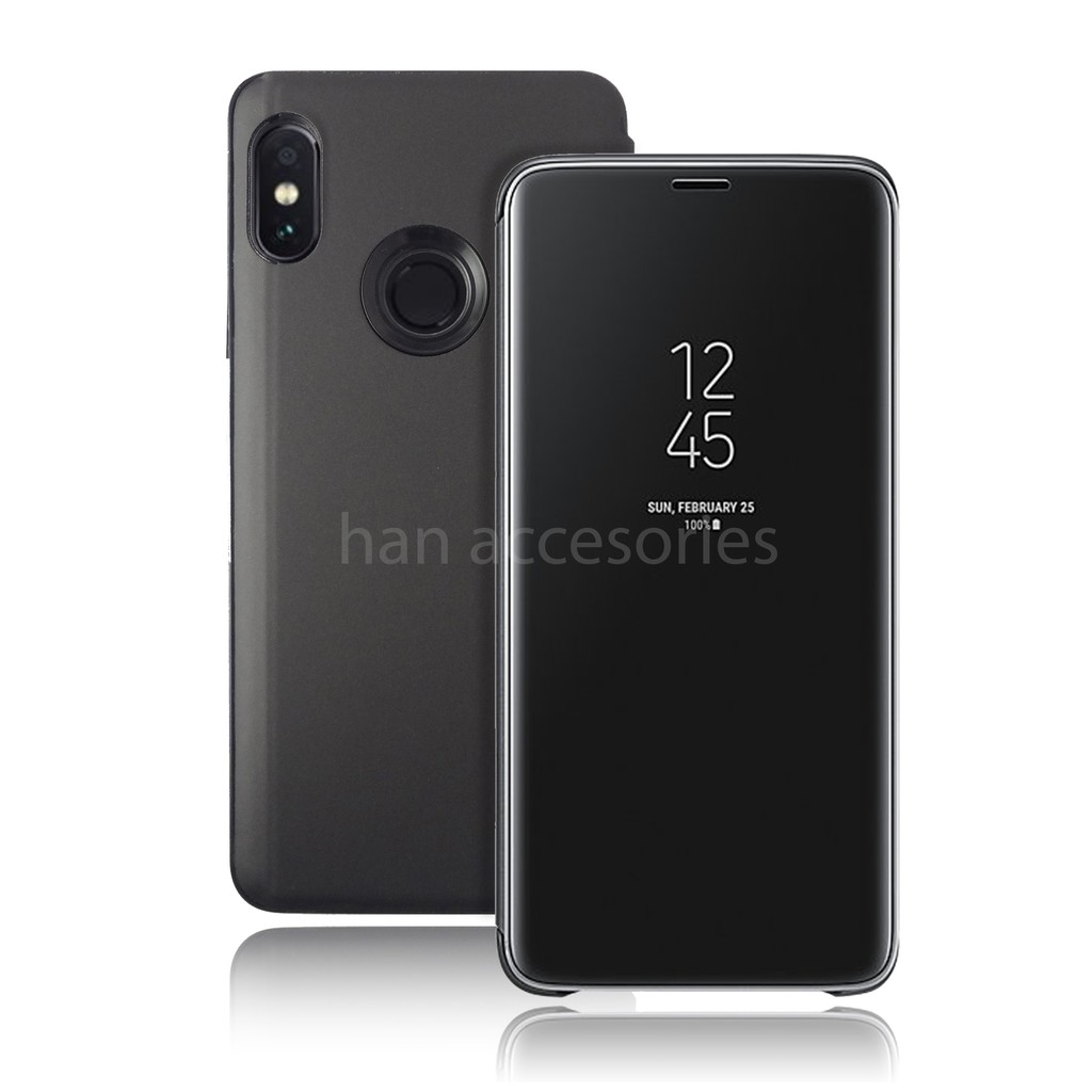 Clear View Standing Cover Xiaomi Redmi 7/Note 7 Hight Quality Copy | Flip Cover