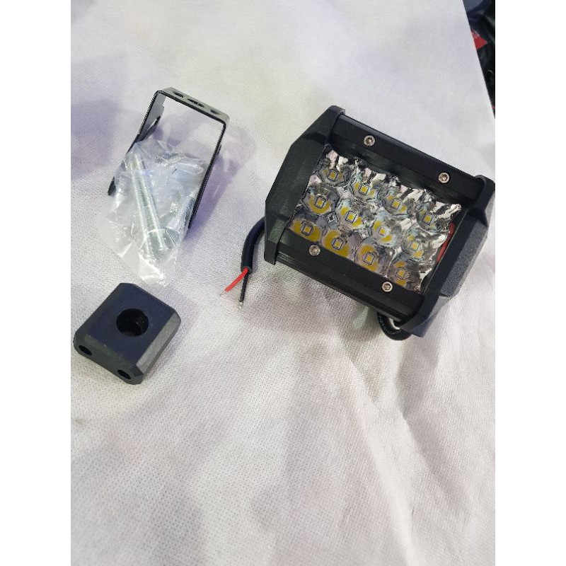 Lampu Led tembak sorot CWL 12 LED putih waterproof