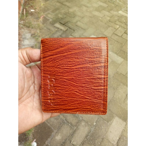 Dompet asli kulit sapi serat kayu asli kulit magetan