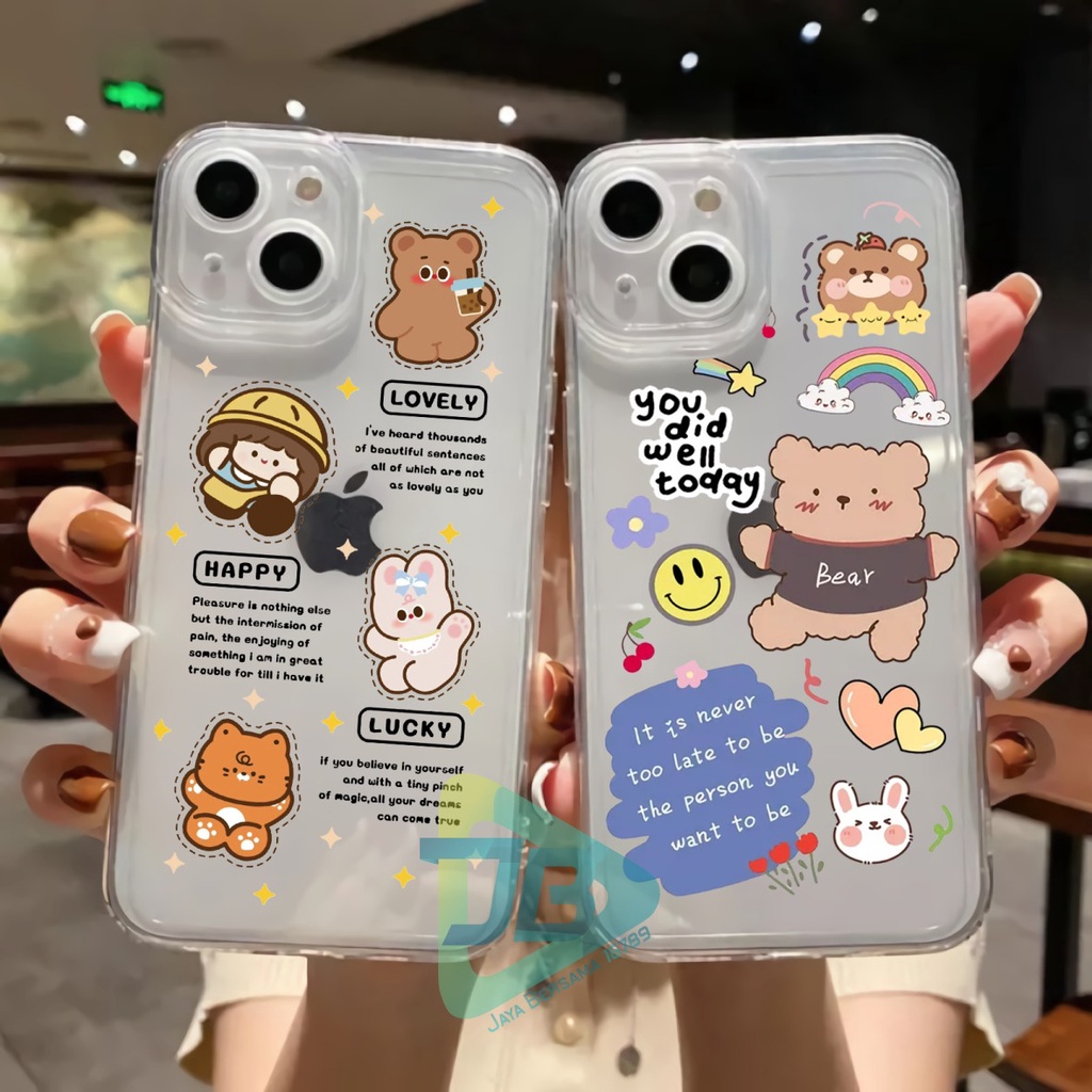 SOFTCASE BENING LOVELY HAPPY OPPO VIVO XIAOMI SAMSUNG REALME IPHONE INFINIX ALL TYPE JB5943