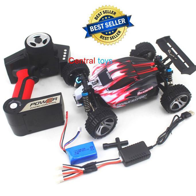 RC Mobil WL A959 Vortex Buggy Model Dari WL Toys - Merah