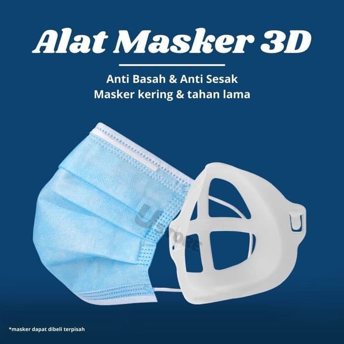 PENYANGGA MASKER MASK BRACKET SUPPORT 3D  ANTI PENGAP UNTUK SIRKULASI UDARA