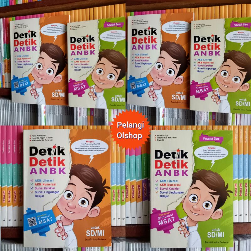 BUKU DETIK DETIK ANBK SD/MI 2022 DAN KUNCI JAWABAN PETUNJUK GURU INTAN PARIWARA