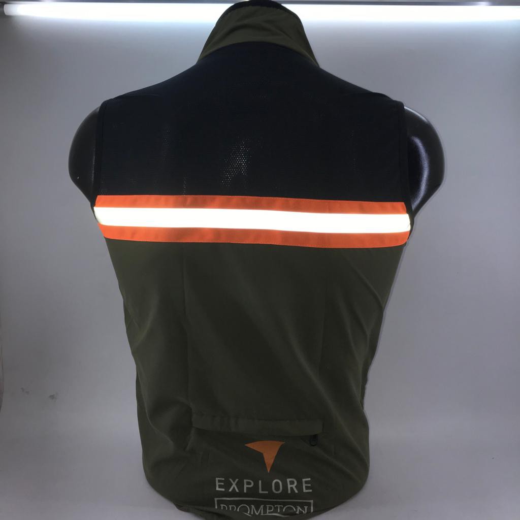 Rompi Windbreaker Explore Green Vest Lipat Jaket