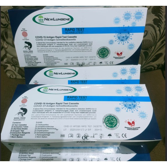 INFINITY Alat Swab Antigen New Lungene per Box Isi 25pcs