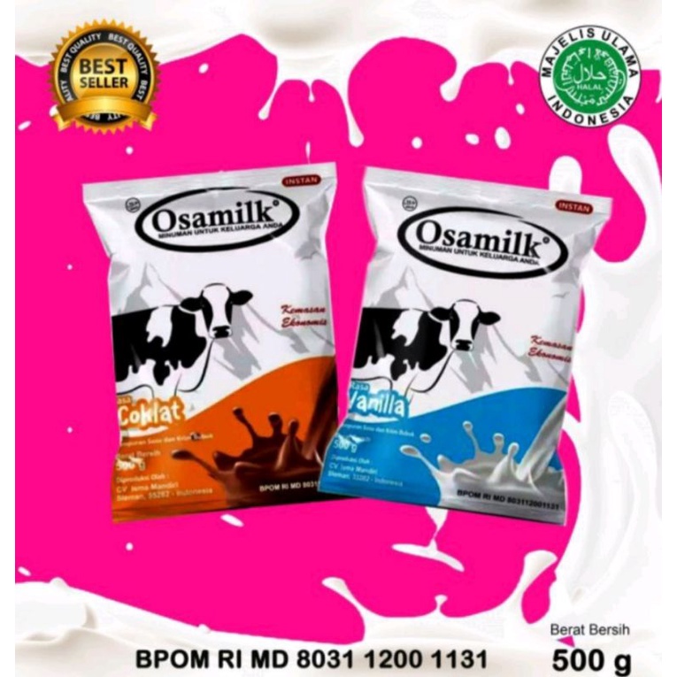 

(PROMO) susu osamilk rasa fanila 500 gram bisa di mix
