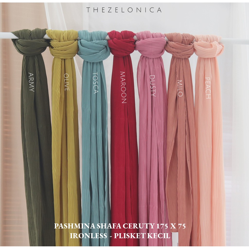 SHAFA PASHMINA PLETED SHAWL LIPIT KECIL