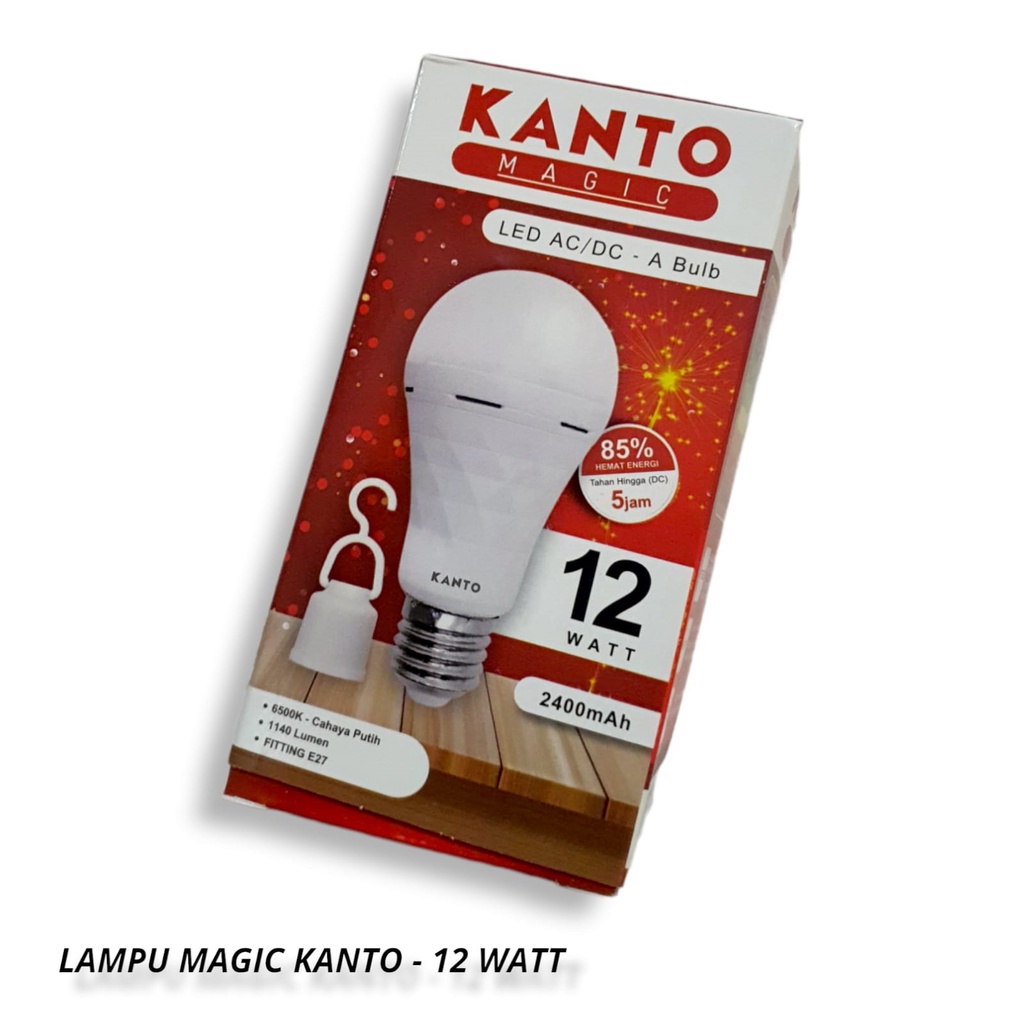 Lampu Emergency Magic Lampu 12 Watt Kanto/Lampu magic abulb/lampu pasar malam