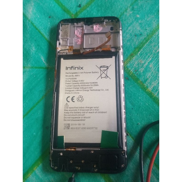 LCD INFINIX HOT 8 ORIGINAL CABUTAN
