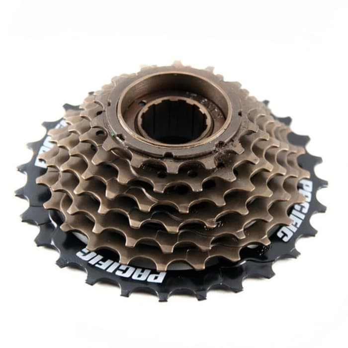 Sprocket Sproket 7 Speed Ulir Drat 14-28T PACIFIC SP-312 - Sprocket sepeda 7 speed Ulir