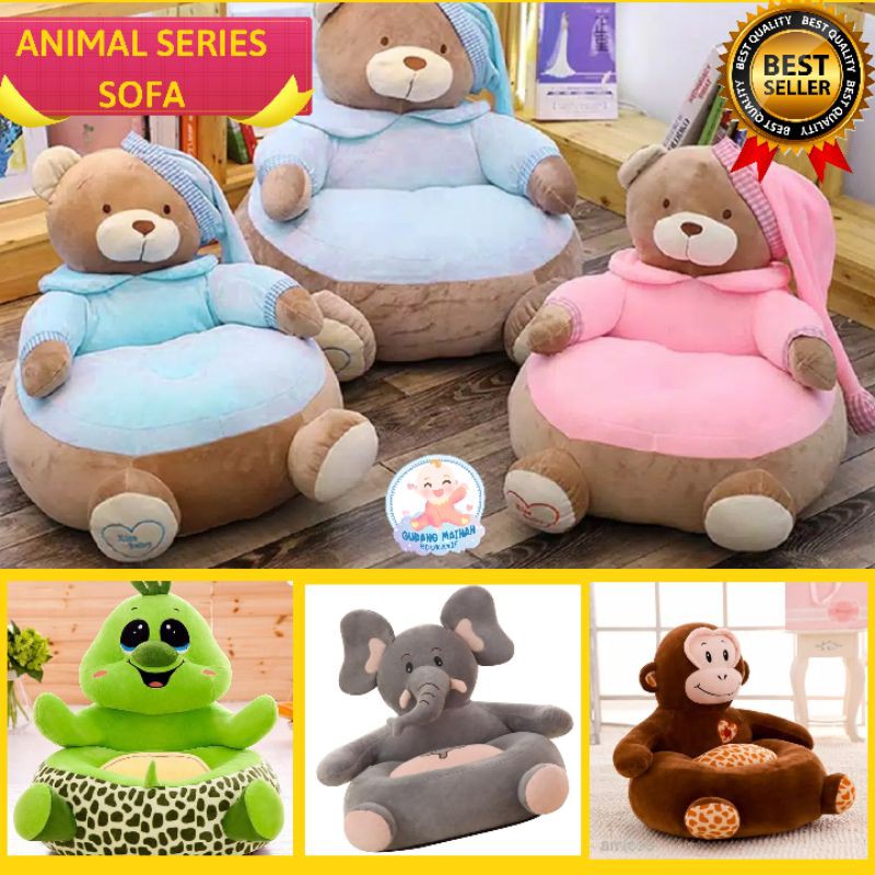 Anak-Dewasa! Sofa santai duduk karakter animal lucu premium original