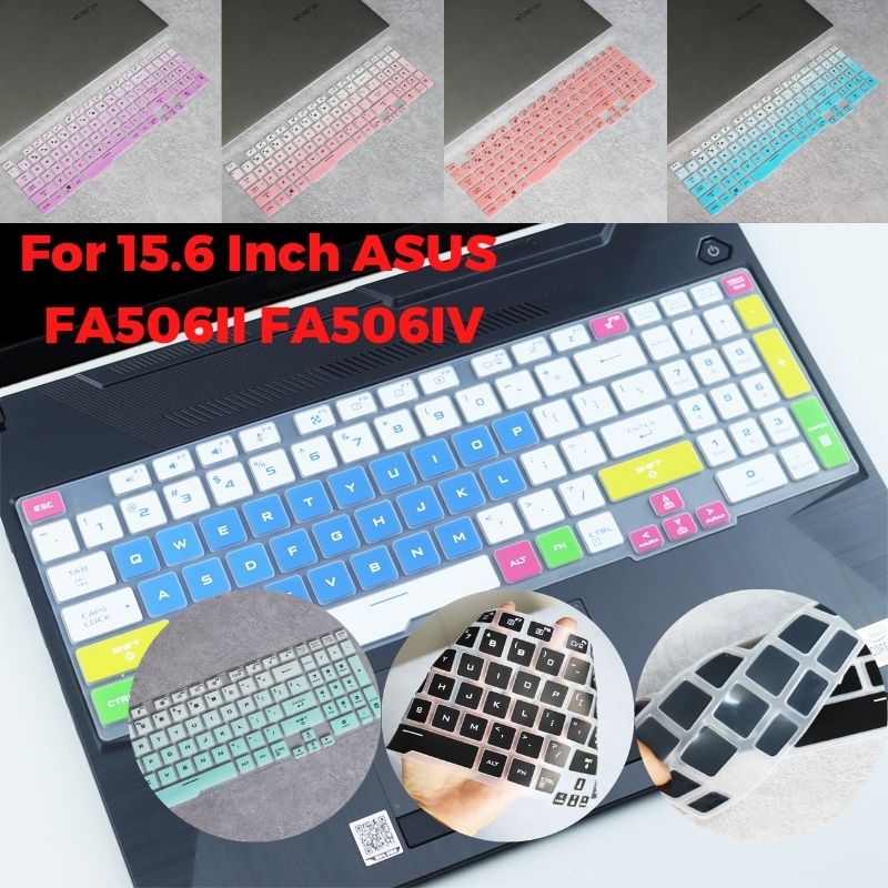 Untuk 15.6 Inch ASUS FA506QM FA506II FA506IV Lembut Ultra-Tipis Silikon Laptop Keyboard Cover Pelindung