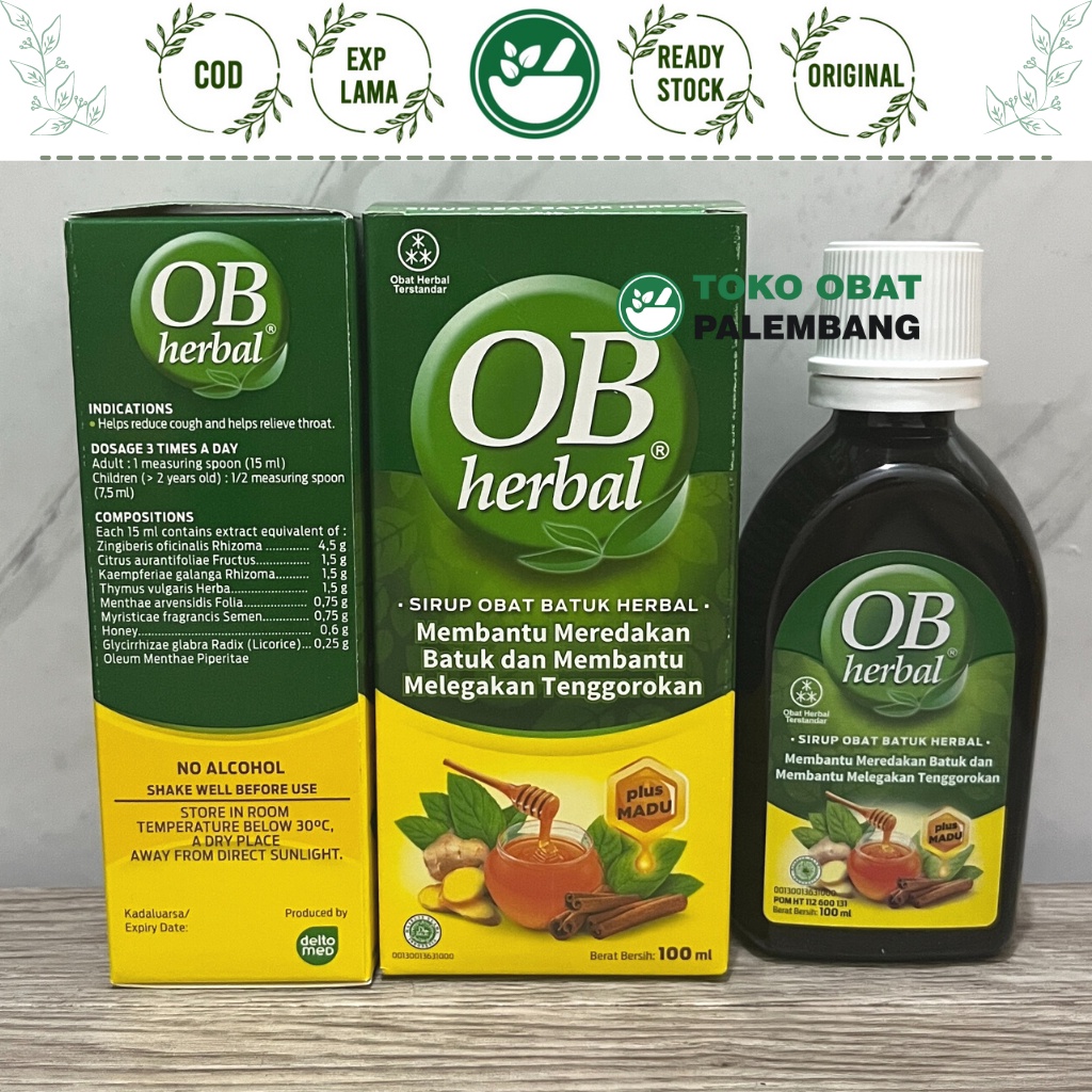 Jual Ob Herbal 100ml Obat Batuk Herbal Obherbal Batuk Berdahak Obh Herbal Shopee Indonesia 3955