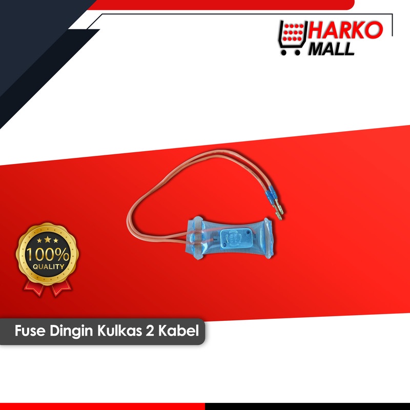 FUSE dingin Defrost Bimetal Kulkas 2 Kabel Orange