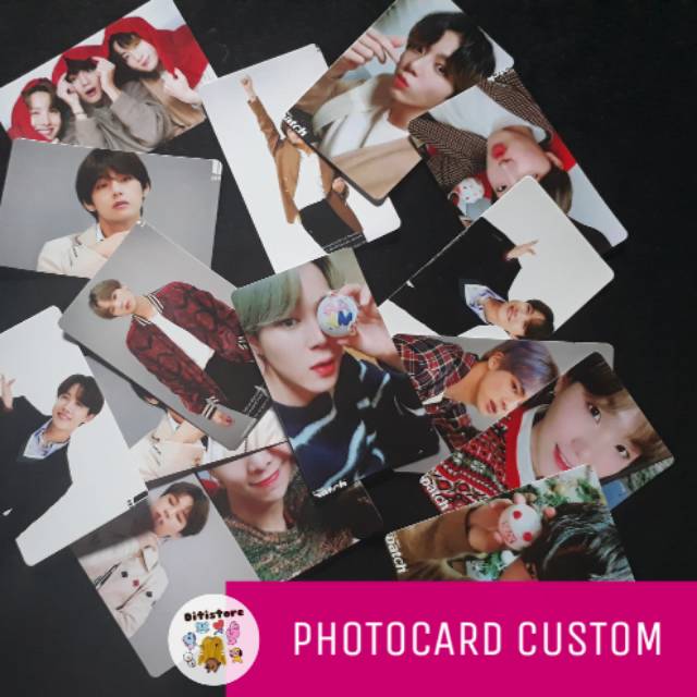 CUSTOM PHOTOCARD LAMINASI GLOSSY MURAH