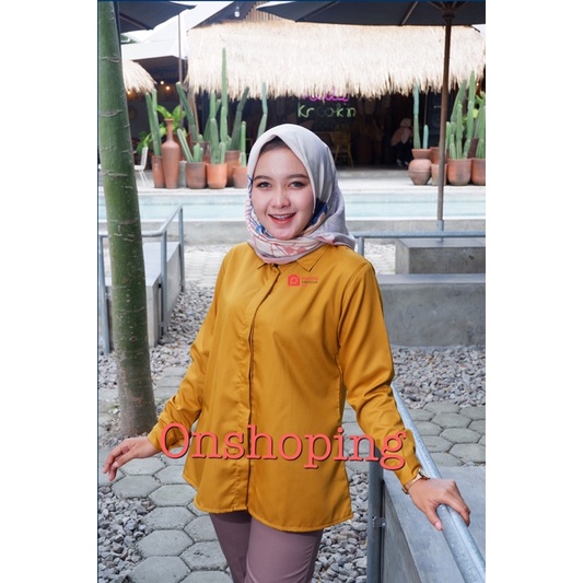 KEMEJA POLOS WANITA/ KEMEJA TOYOBO WANITA
