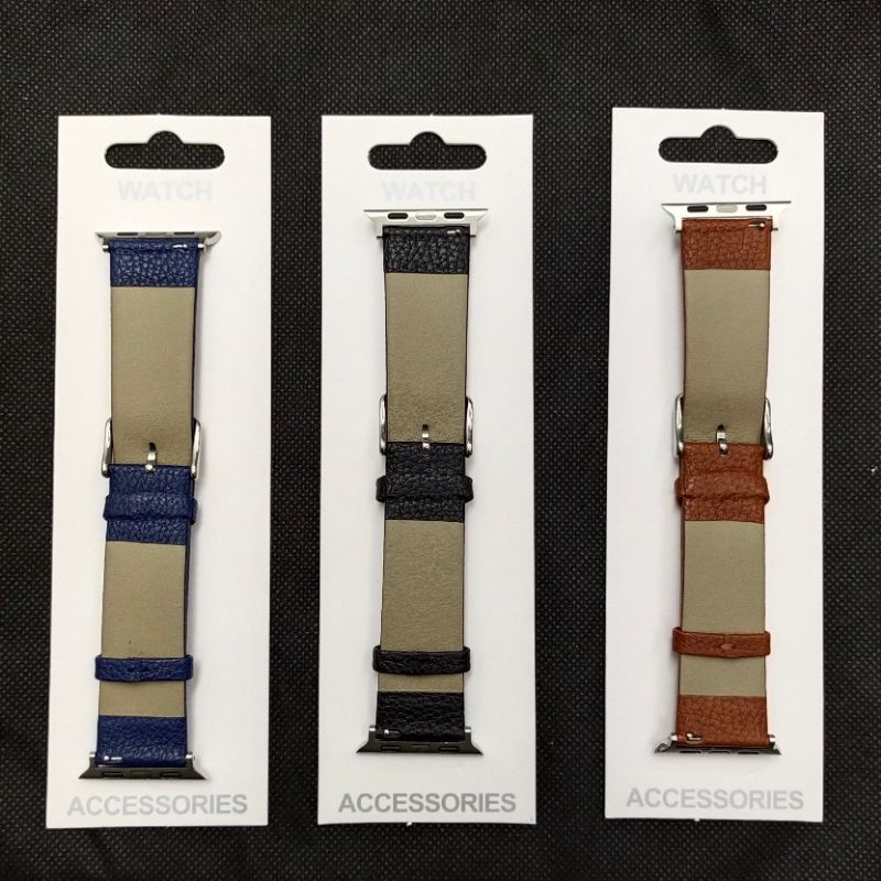 Apple watch 38 mm 40 mm 41 mm 42 mm 44 mm 45 mm strap leather