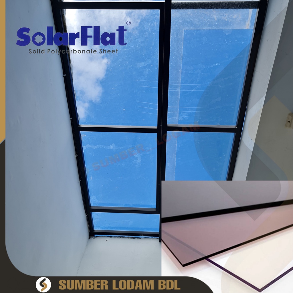 Solarflat 1.2mm - Atap Solid Solartuff - Solar Flat