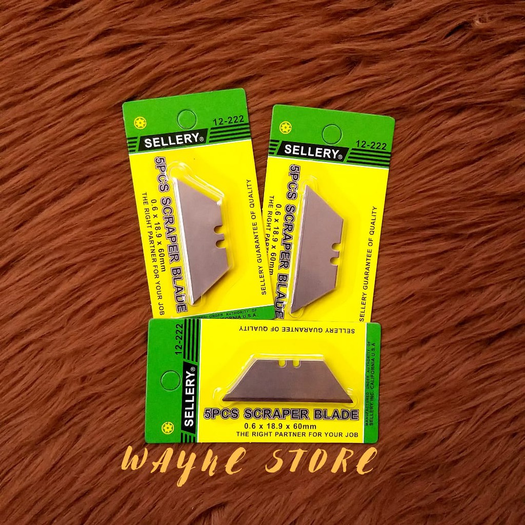 

ANAK PISAU CUTTER SELLERY 12-222 - 5 pcs