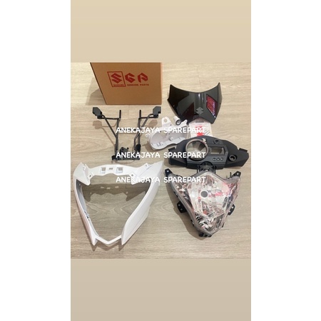 PAKET BATOK LAMPU HEADLAMP PUTIH FULL SET SATRIA FU 150 FACELIFT ASLI SGP