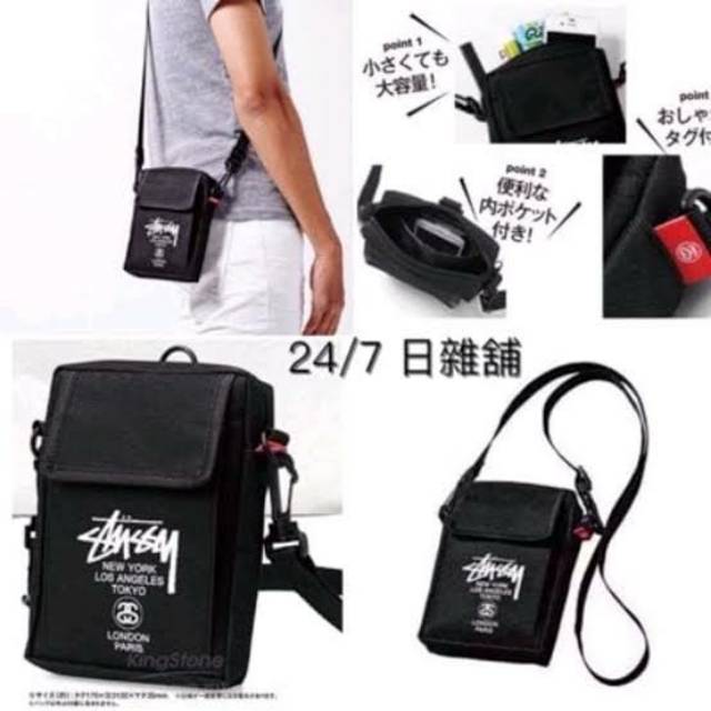 stussy sling bag mini