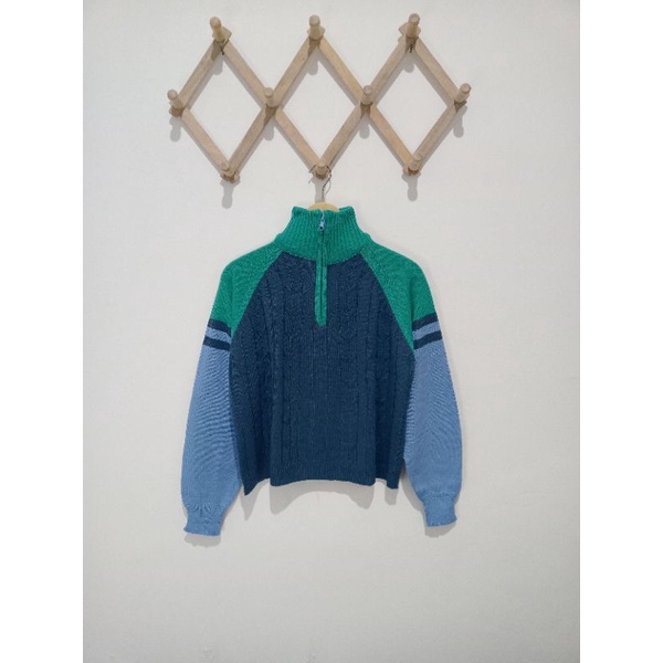 TURTLENECK SWEATER CROP ZIFER COMBO