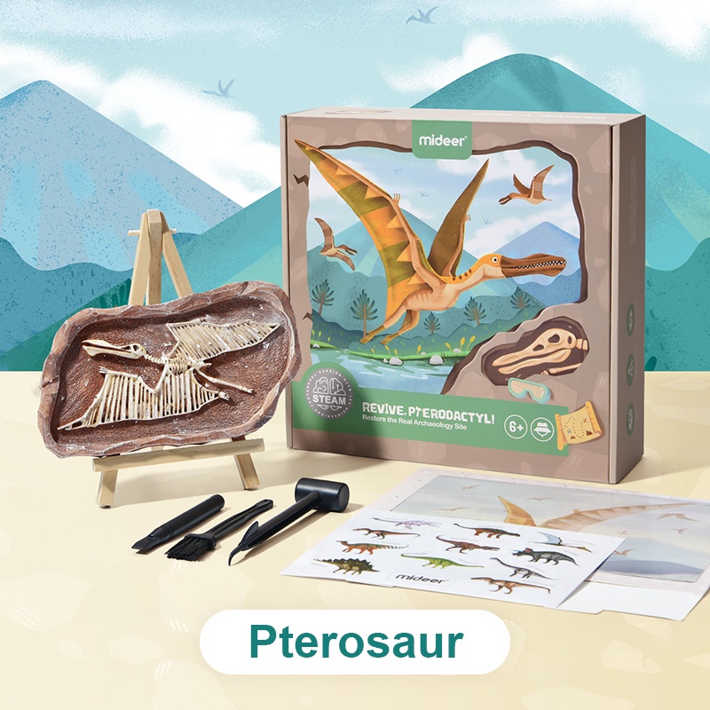 TweedyToys - Mideer Steam Arkeolog / Mideer Steam Games Revive Fossil Dinosaurus / Mainan Edukasi Anak