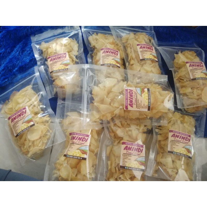 

Keripik singkong berbagai rasa