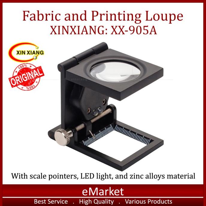 

BAYAR DITEMPAT Kaca Pembesar Kain dan Percetakan XINXIANG XX-905A ORIGINAL / Fabric/PULPEN GEL/PULPEN LUCU/PULPEN 1 PACK/PENSIL WARNA/PENSIL 2B/PENGHAPUS JOYKO/PENGHAPUS LUCU/RAUTAN PENSIL PUTAR/RAUTAN ELEKTRIK/SPIDOL WARNA/SPIDOL PERMANEN/SPIDOL