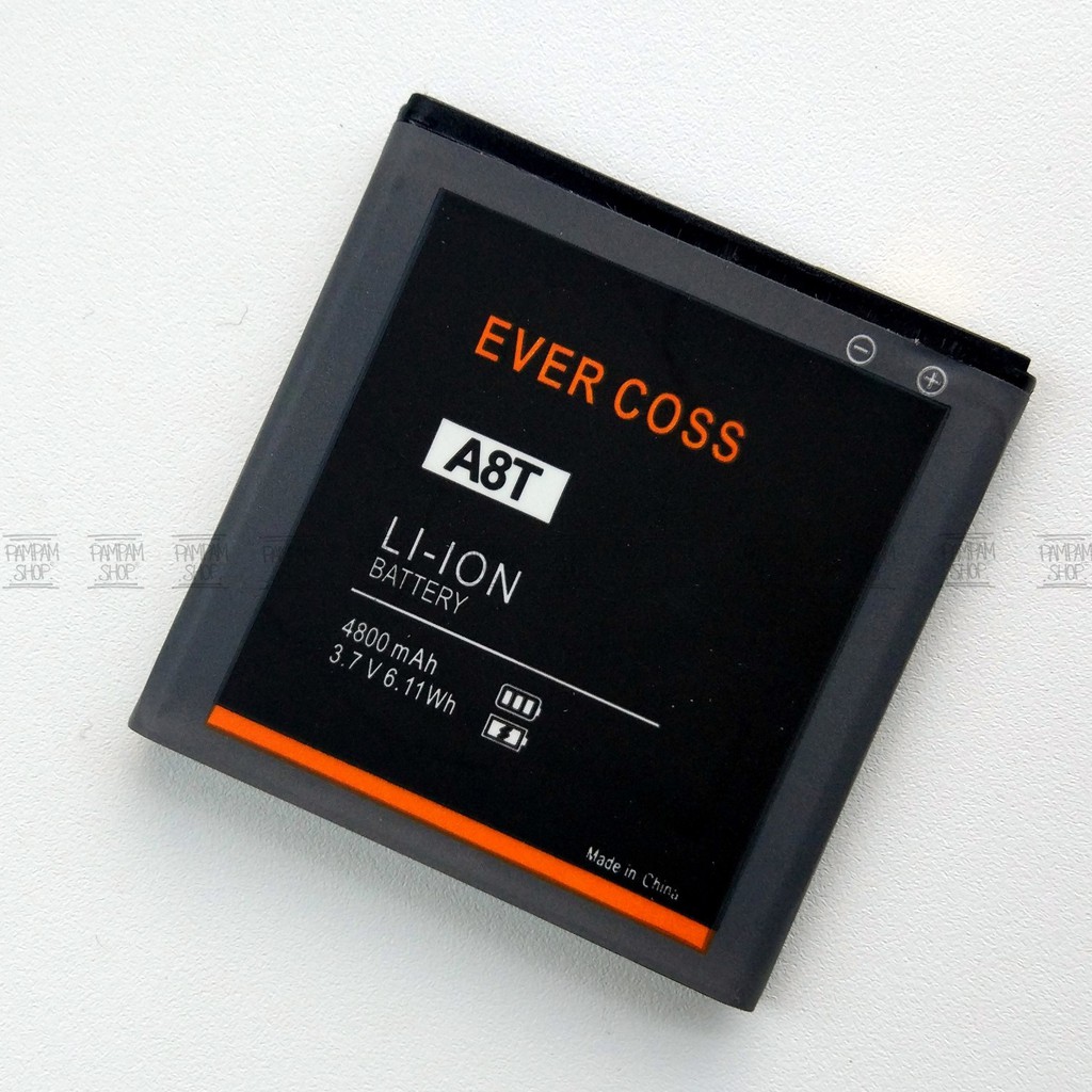 Baterai Evercoss A8T Original Double Power | Batre, Batrai, A8 T, Evercross, HP