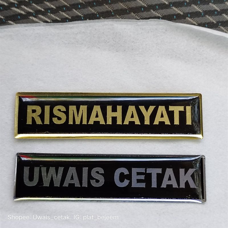 

NAME TAG KUNINGAN,AKRILIK LAPIS FIBER