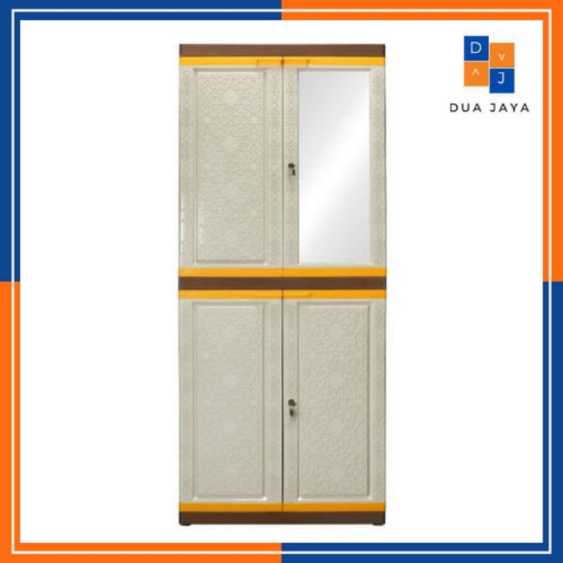 Lemari Plastik Club 4 Susun / Club grand Venesia kaca