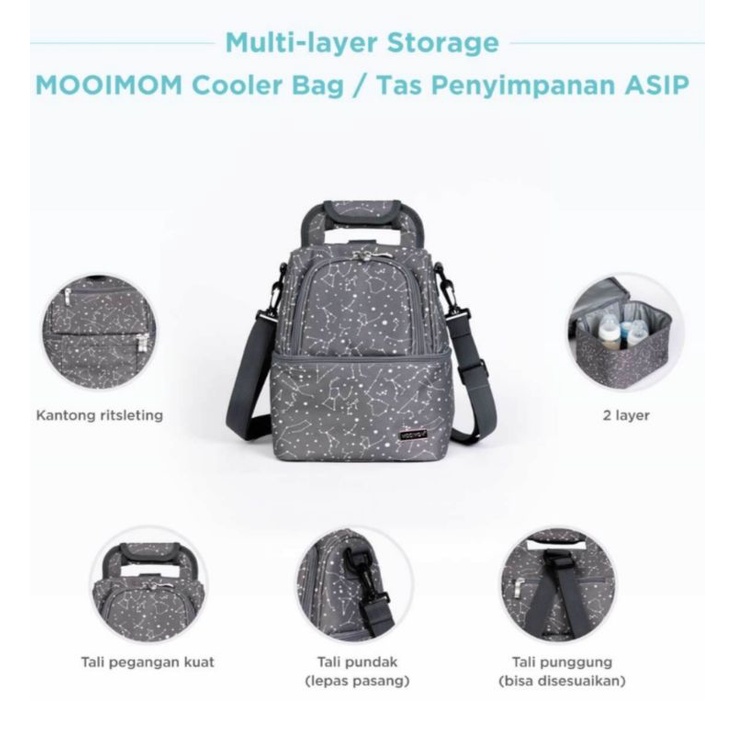 Mooimom A91819X Cooler Bag / Tas Asi ransel jinjing sling