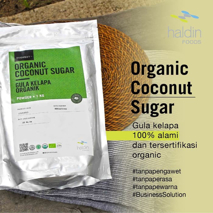

Gula kelapa 100% alami dan tersertifikasi organik