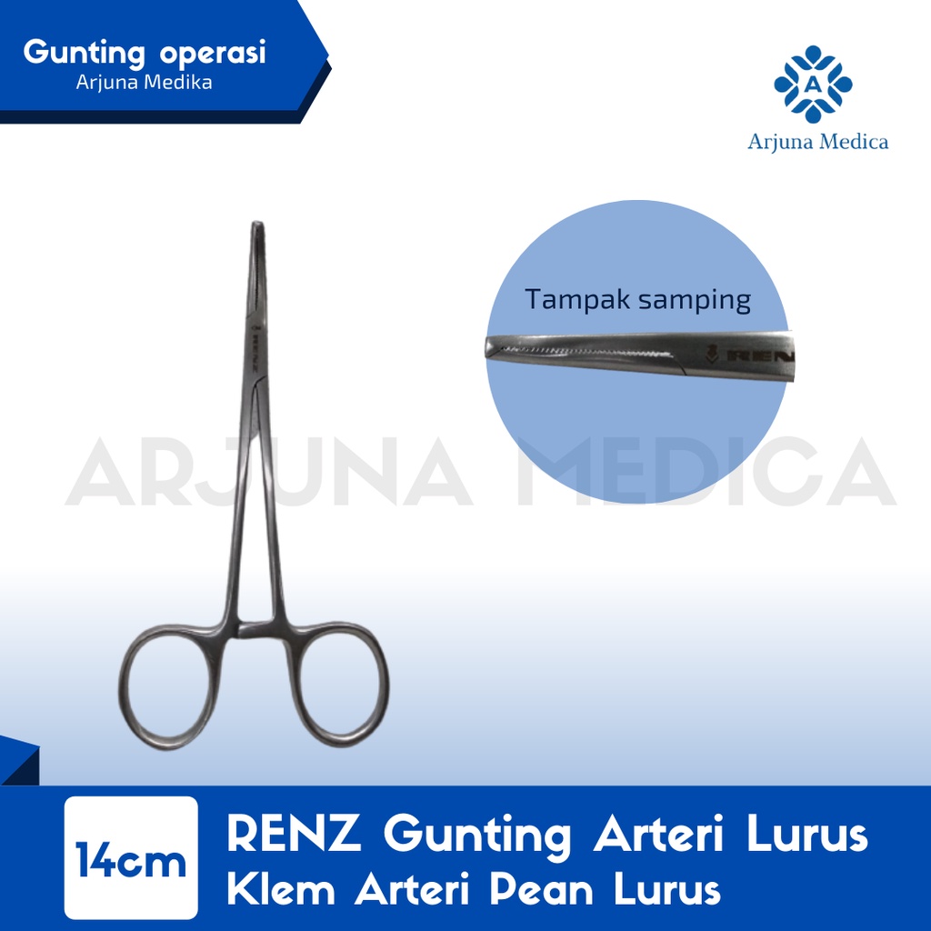 RENZ Klem Arteri Lurus 14cm