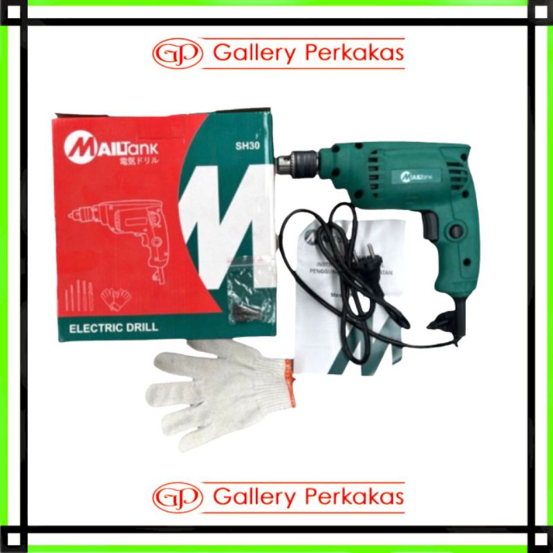 MESIN BOR TANGAN LISTRIK 10MM BOLAK BALIK MAILTANK SH30
