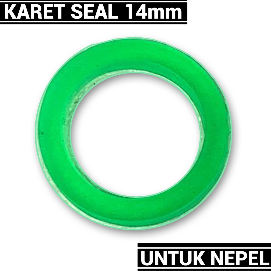 Karet Seal O Ring Nepel Pompa DC drat 18mm Seal anti bocor