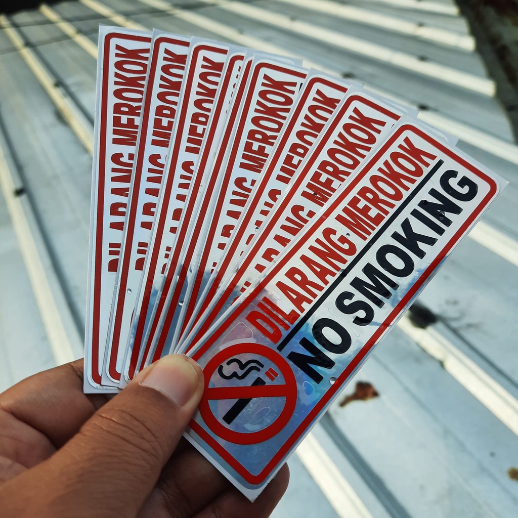 

STIKER CUTING DILARANG MEROKOK 4CM X 12CM, 4cmx20cm, 6cmx20cm