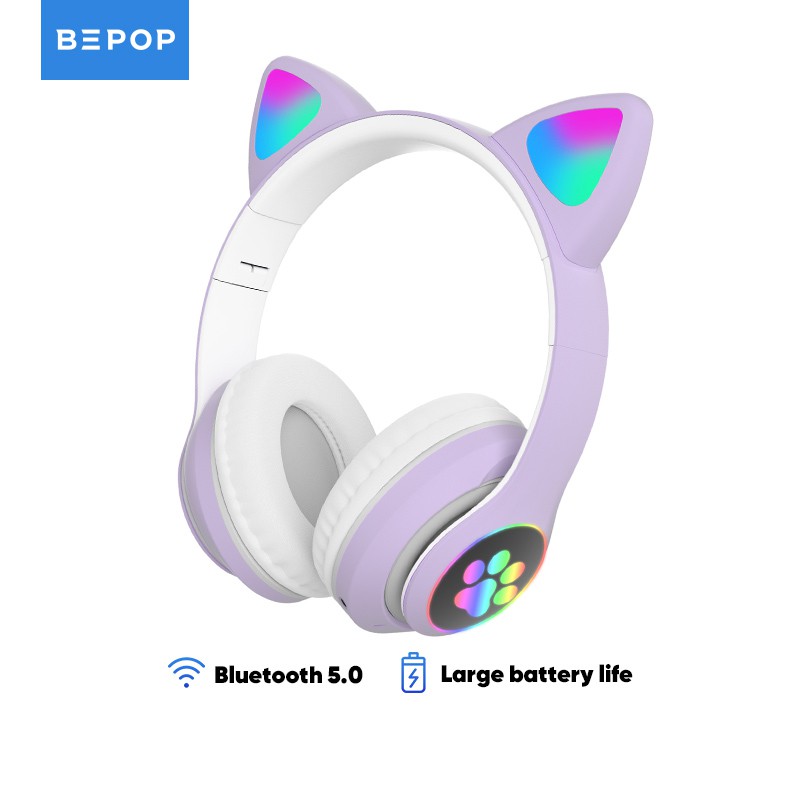 Bepop Headphone Bluetooth Wireless Stereo Bass Headset