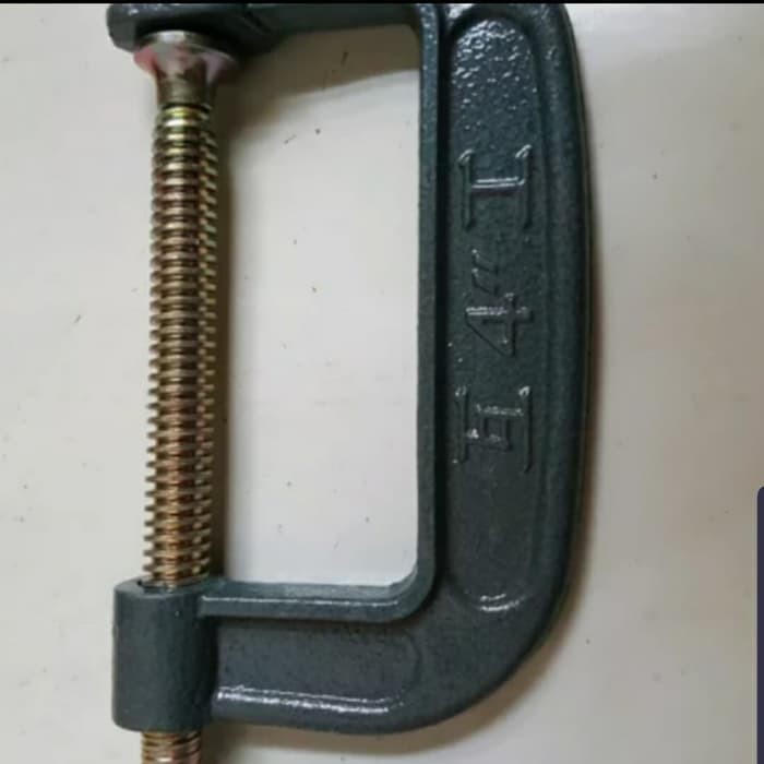Klem C Alat Penjepit Kayu 4 inch - Clamp Pres Sepatu 4"