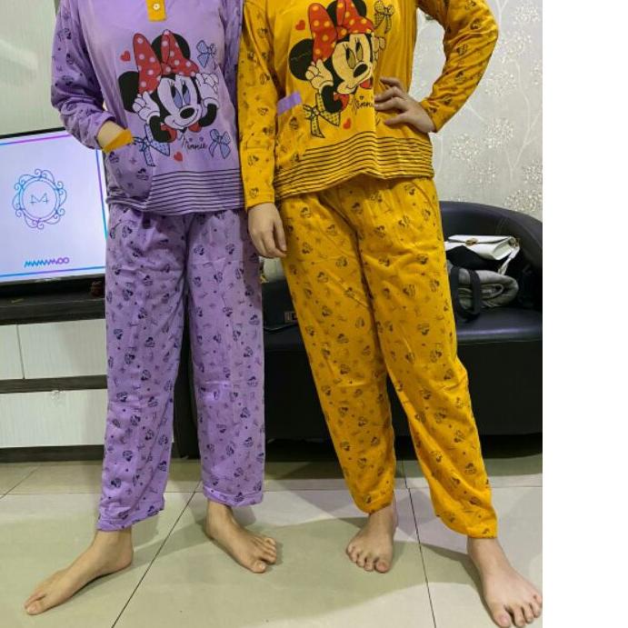➼ Baju Tidur Set PPNB Std NB Kaos Wanita Tebal ♢
