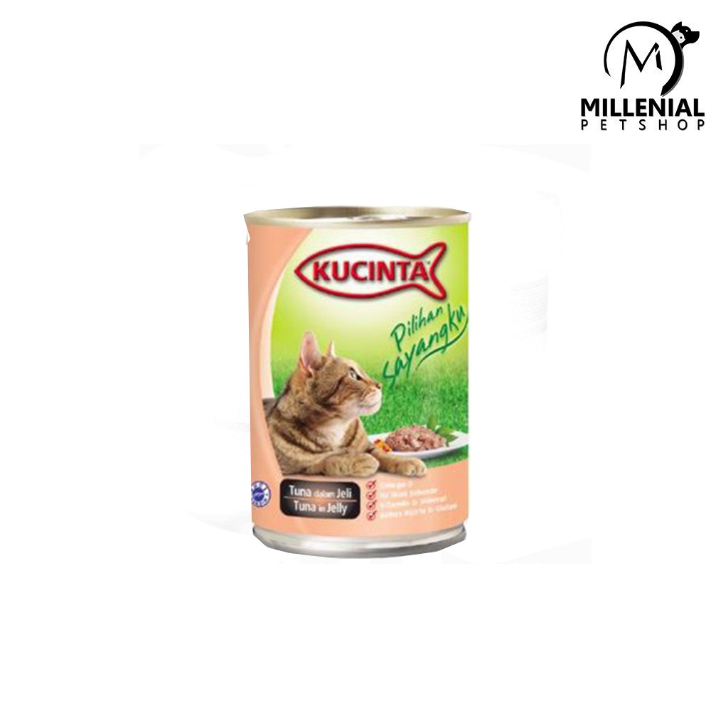 Makanan Kucing basah kaleng Kucinta 400 gram wet food 400gr