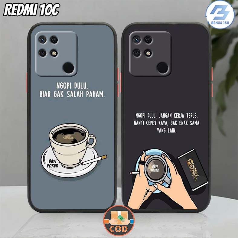 Benua Case - Case QUOTES KOPI Xiaomi Redmi 10C  - Case Hp Redmi 10C - Kesing Hp Redmi 10C - Casing H