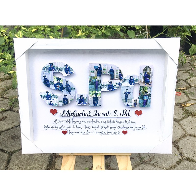 POP UP FRAME BIG SIZE UKURAN 40 CM X 30 CM GELAR TITTLE PROSES CEPAT