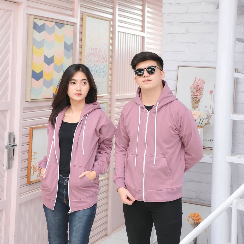 SONYA Hoodie Zipper II SONY JAKET POLOS  Zipper II HOODIE POLOS PRIA DAN WANITA II 15Wrn Sz M- L XL