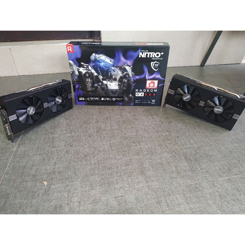RX 580 4GB SAPPHIRE NITRO+, bkn 8GB RX 6880XT, Bekas Pemakaian
